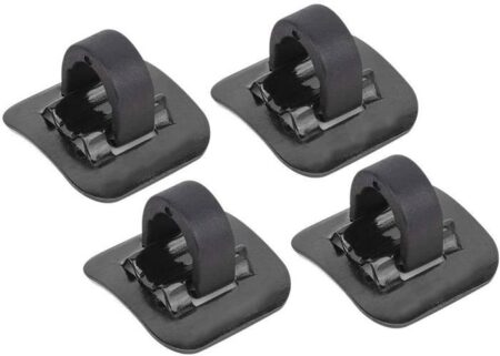 4pcs Guide de Tube de câble de Frein de vélo, Cadre de vélo de Route de Montagne C adaptateurs de Boucle Clips de câble de vélo