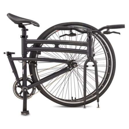 Vélo pliant - BOSTON - 21" - Aluminium 6061 - Noir Mat - Adultes Mixte