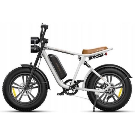 ENGWE M20 - Vélo Électrique 20" - Autonomie 75km - Batterie 48V13Ah - Tout suspendu - Shimano 7 vitesses - VTT fat bike, blanc
