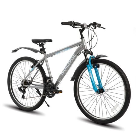 Hiland VTT 29 pouces, 21 vitesses double V-freins VTB, VTT pour adultes hommes femmes Gris