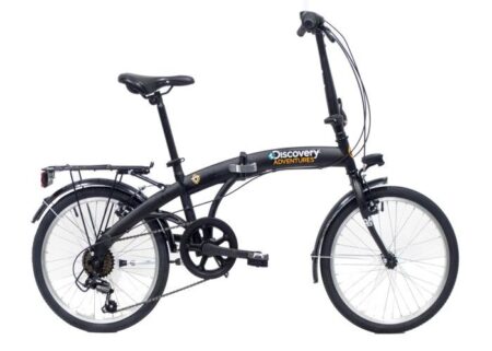 Vélo 20'' Pliant "Discovery Adventures" équipé de 6 vitesses Shimano et équipement complet city