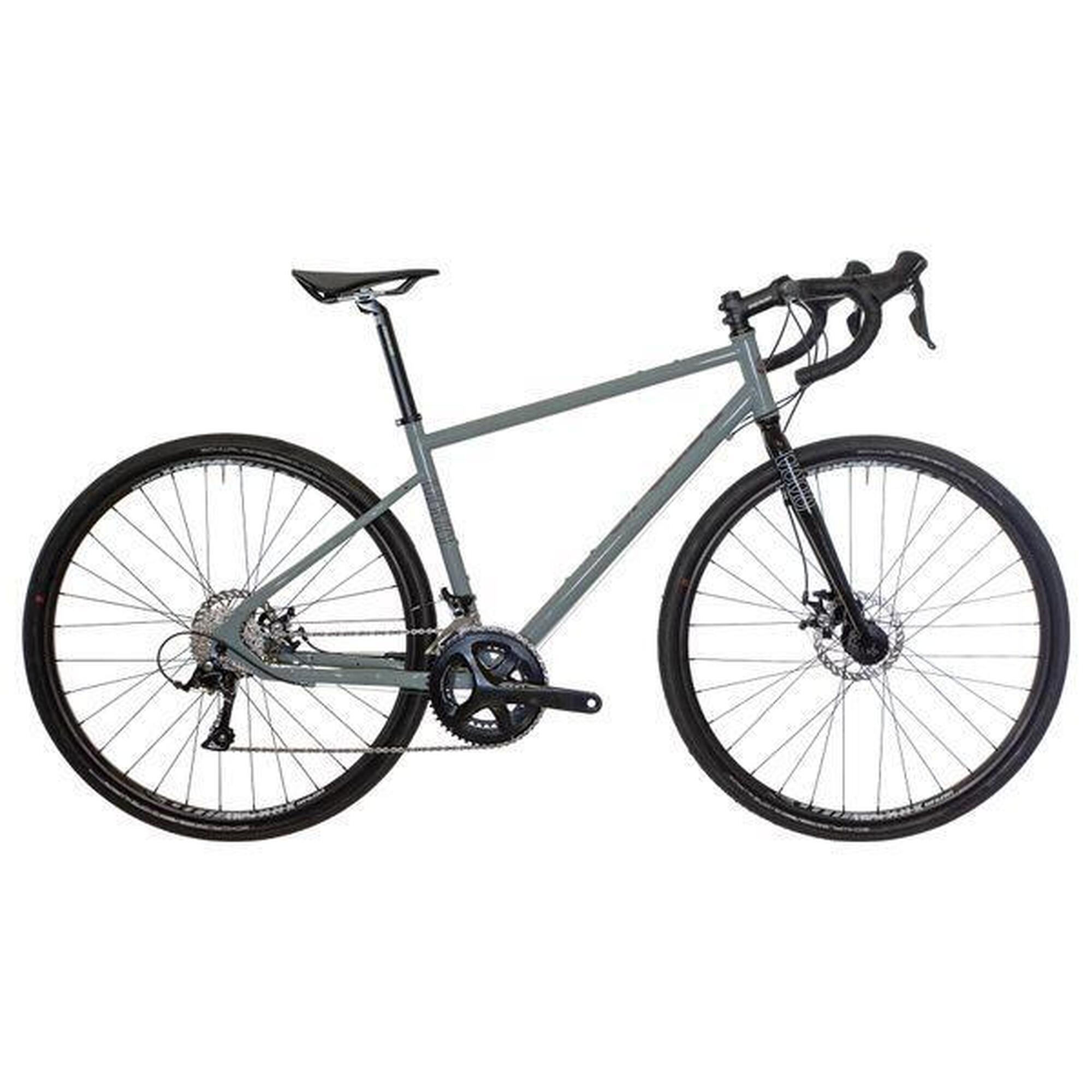 Gravel Bike Fluide Shimano Sora 9v Gris / Noir