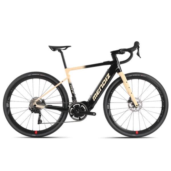 Mendiz EG4 | Vélo Gravel Électrique | Noir-Beige | 52