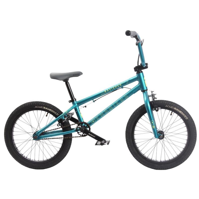 Vélo BMX alu enfant RAVISHER LL turquoise 18 pouces 8,6kg
