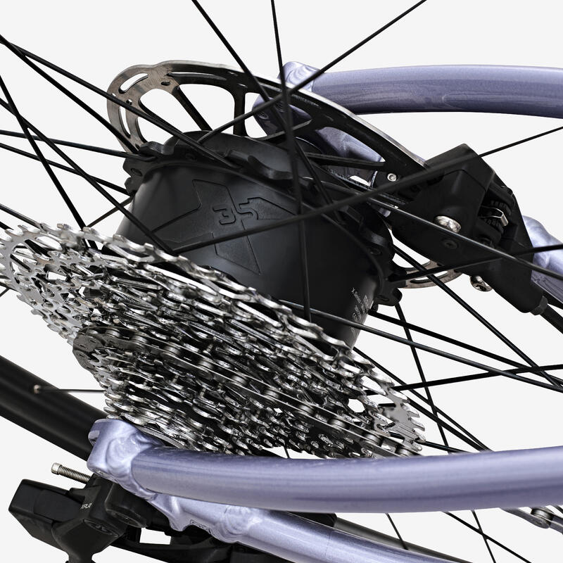 Vélo de route à assistance électrique - E-EDR AF SRAM APEX AXS 1x12 lila – Image 5