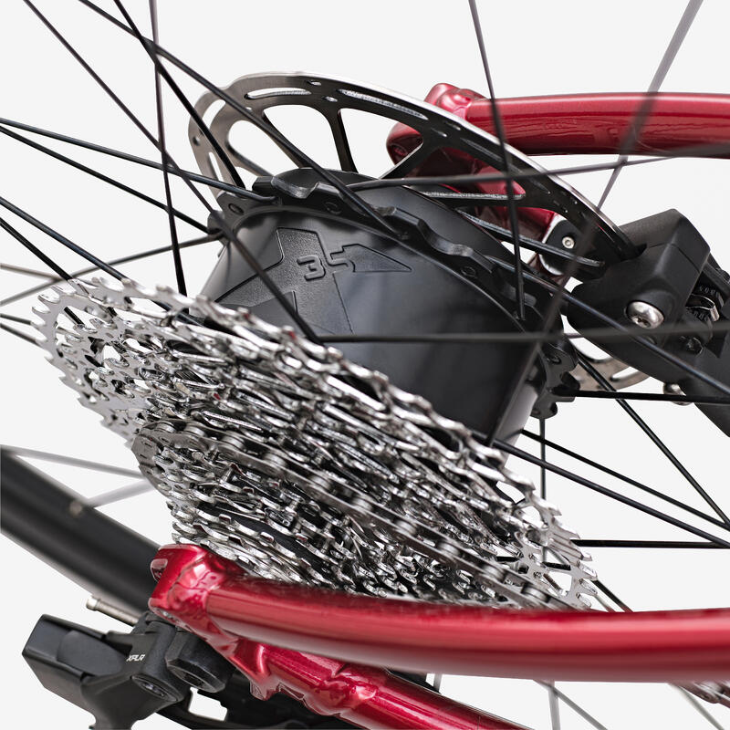 Vélo de route à assistance électrique - E-EDR AF SRAM APEX AXS 1x12 rouge – Image 5
