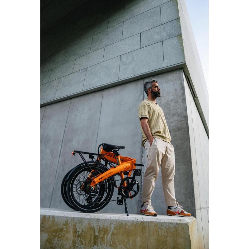 Vélo électrique pliant LITTIUM IBIZA RAINBOW Orange 10,4 AH – Image 3