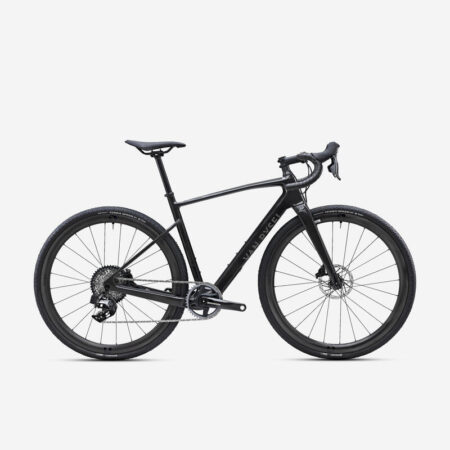 VELO GRAVEL VAN RYSEL GCR SRAM FORCE AXS XPLR CARBONE BRUT