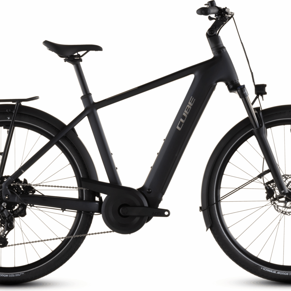 Cube Touring Hybrid ONE 600 (2026) | Vélo électrique de trekking | coal´n´chrome