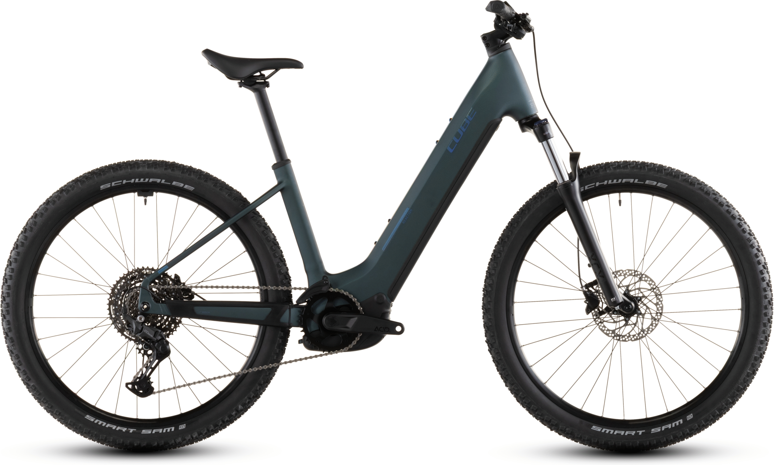 Cube Reaction Hybrid ONE 600 Easy Entry (2026) | VTT électrique semi-rigide 27,5 pouces | royalgreen´n´prism