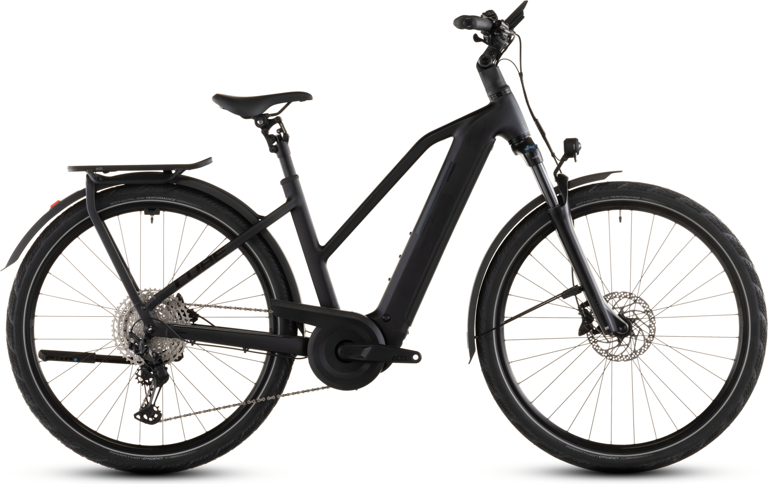 Cube Kathmandu Hybrid Pro 800 Trapèze (2026) | VTT électrique de trekking | coal´n´black