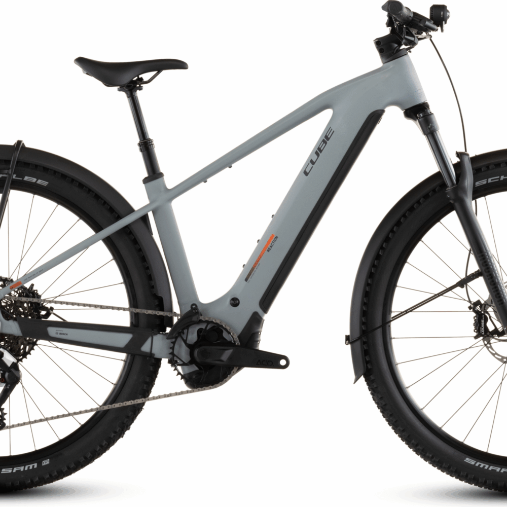 Cube Reaction Hybrid Race 800 FE (2026) | VTT électrique semi-rigide 27,5/29 pouces | vulcan´n´orange