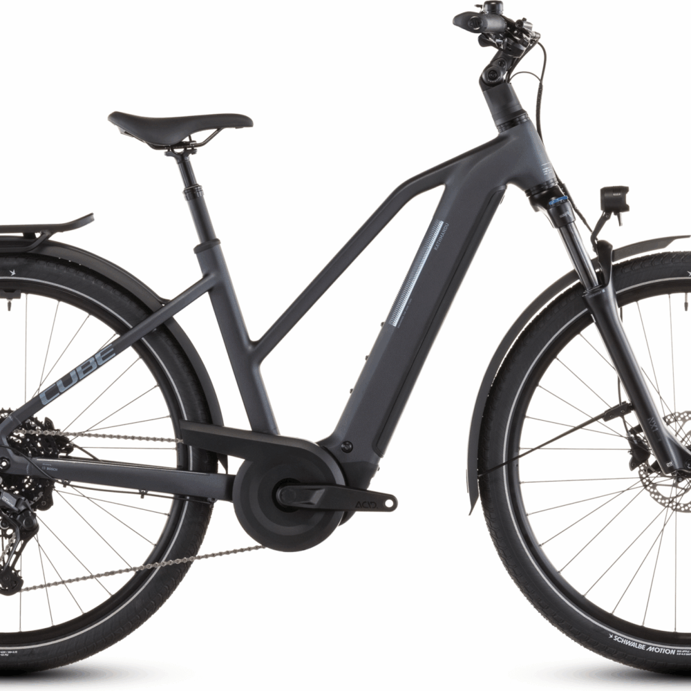 Cube Kathmandu Hybrid ONE 800 Trapèze (2026) | VTT électrique trekking | metallicgrey´n´grey