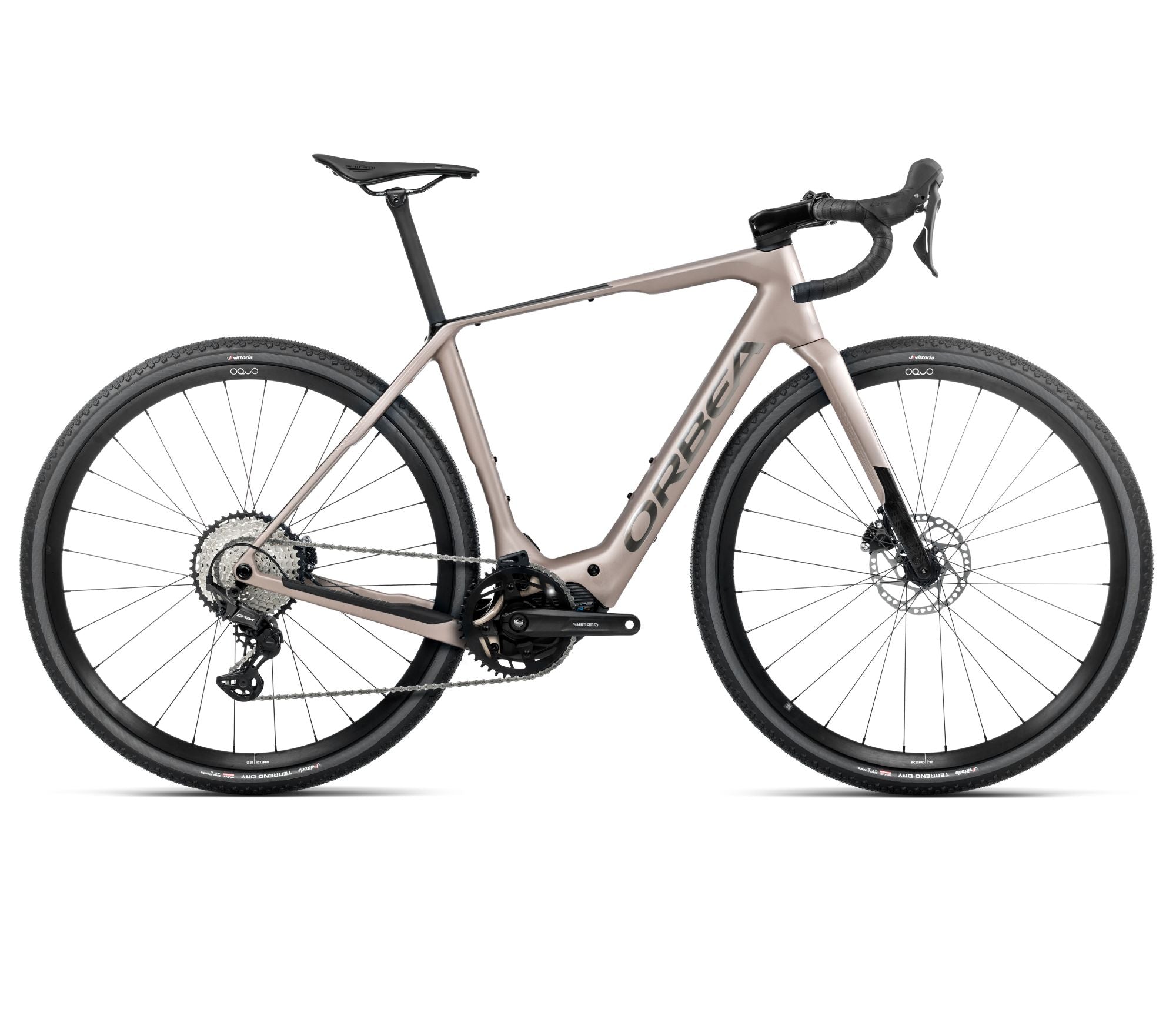 Orbea DENNA M30 (2025) | E-Gravelbike | Nickel Mat – Carbone Brut Brillant