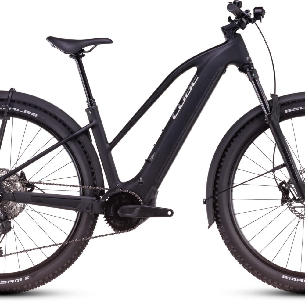 Cube Reaction Hybrid Race 800 Allroad Trapèze (2025) | 27,5/29 pouces E-MTB Hardtail | black´n´metal