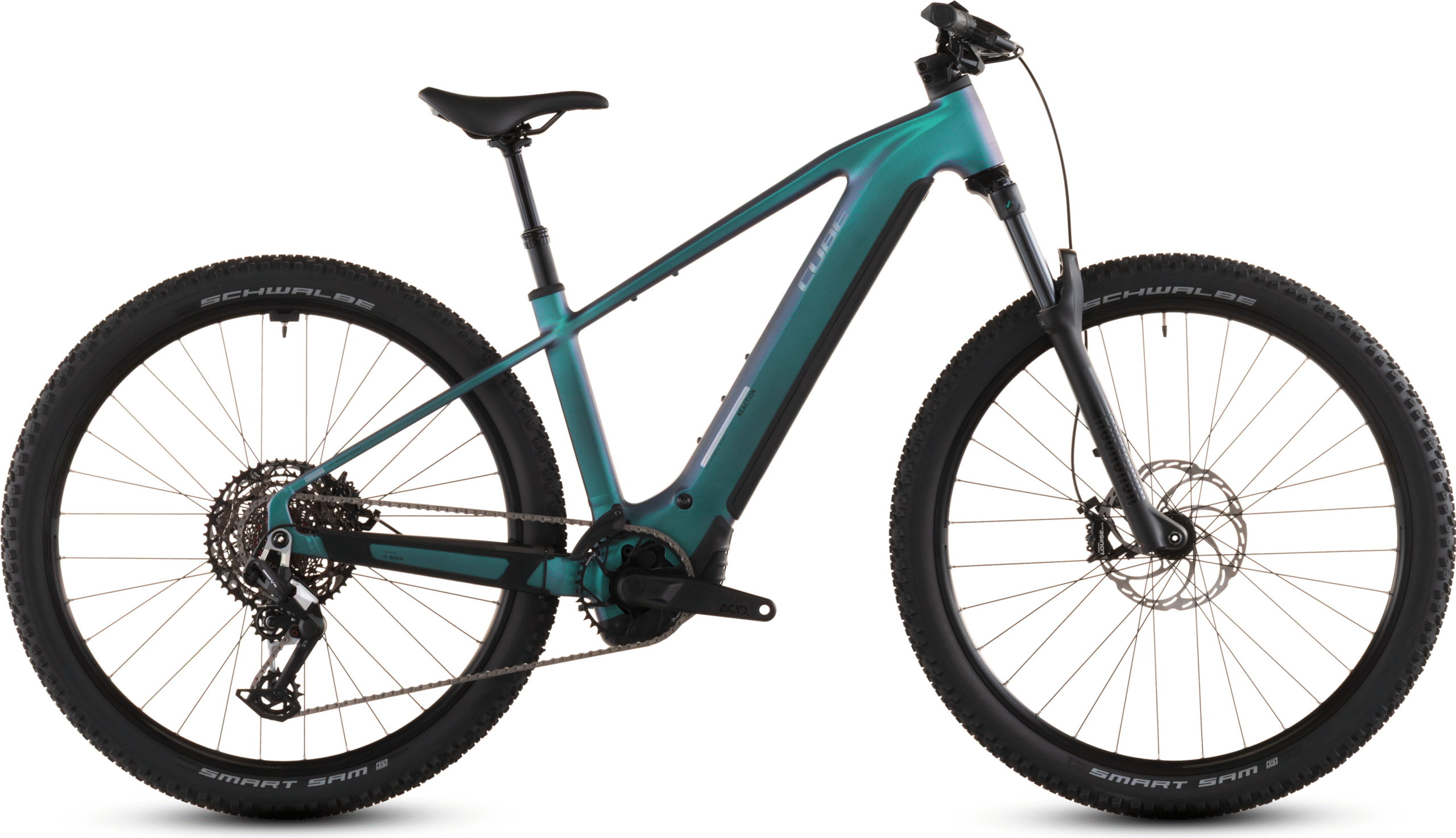 Cube Reaction Hybrid Race 800 (2026) | VTT électrique semi-rigide 27,5/29 pouces | polarlight´n´prism