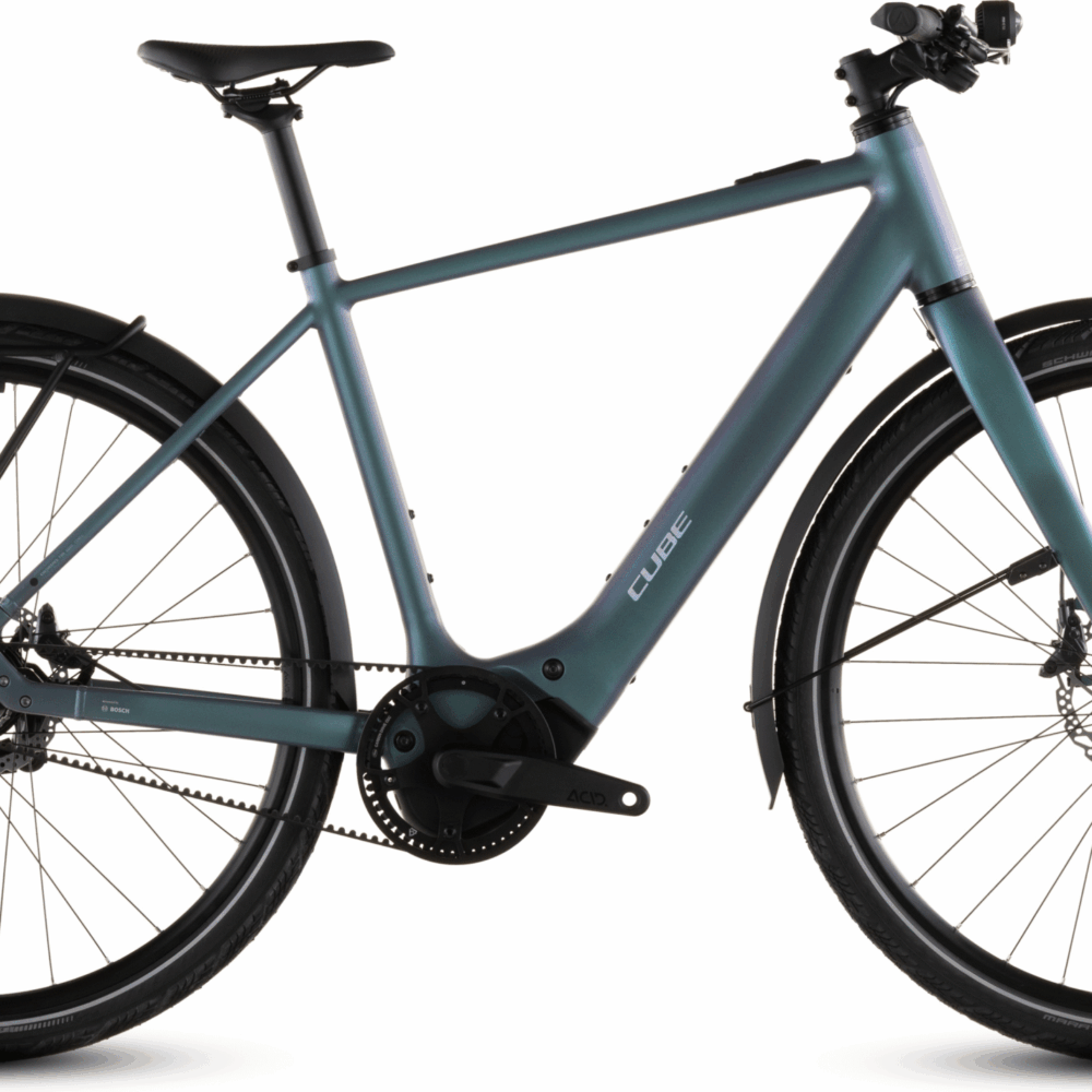 Cube Editor Hybrid SLT 400X FE (2026) | Vélo électrique urbain | smaragdgrey´n´prism