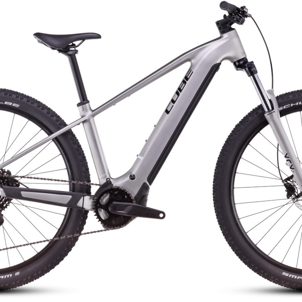 Cube Reaction Hybrid ONE 800 (2025) | VTT électrique semi-rigide 27,5/29 pouces | silver´n´black