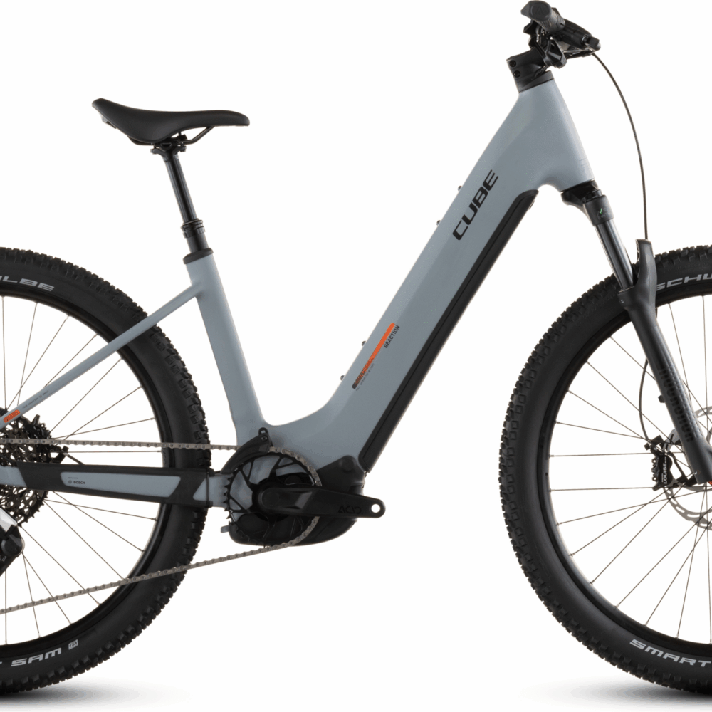 Cube Reaction Hybrid Race 800 Easy Entry (2026) | VTT électrique semi-rigide 27,5 pouces | vulcan´n´orange