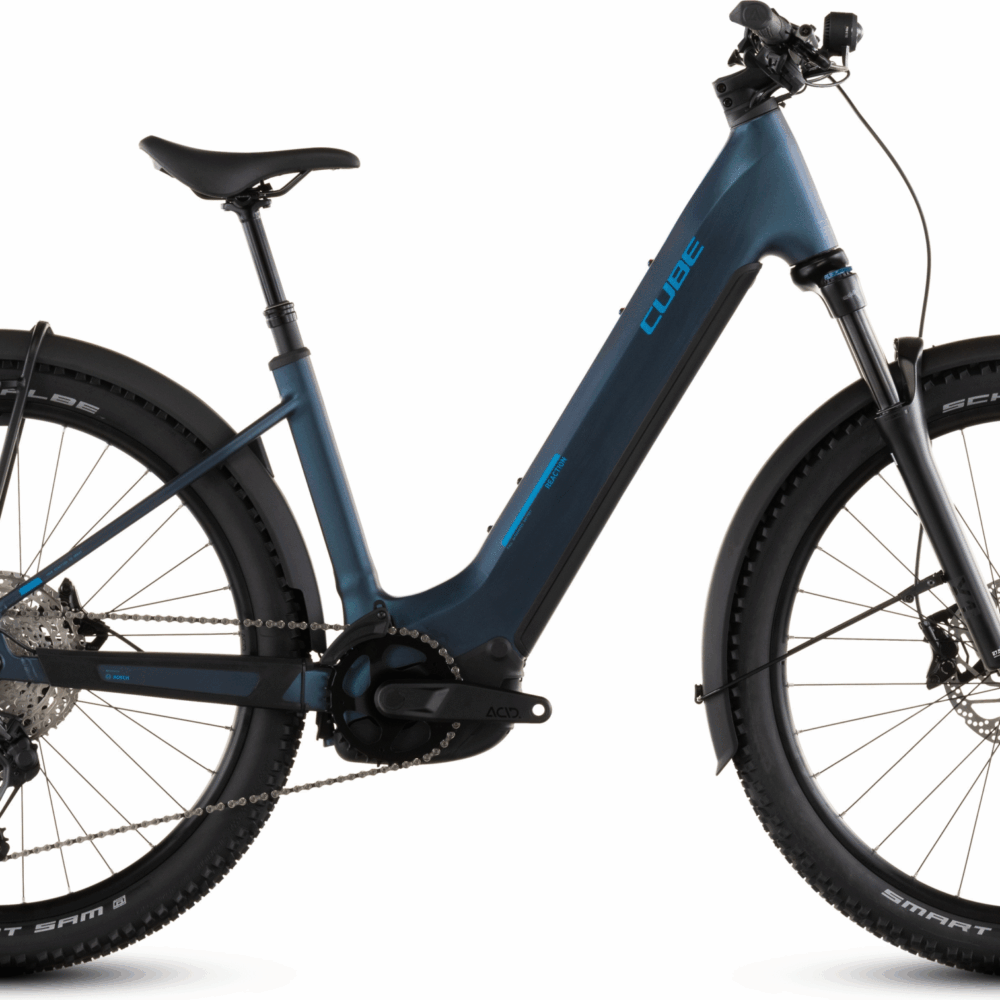 Cube Reaction Hybrid Pro 800 FE Easy Entry (2026) | VTT électrique semi-rigide 27,5 pouces | blackline