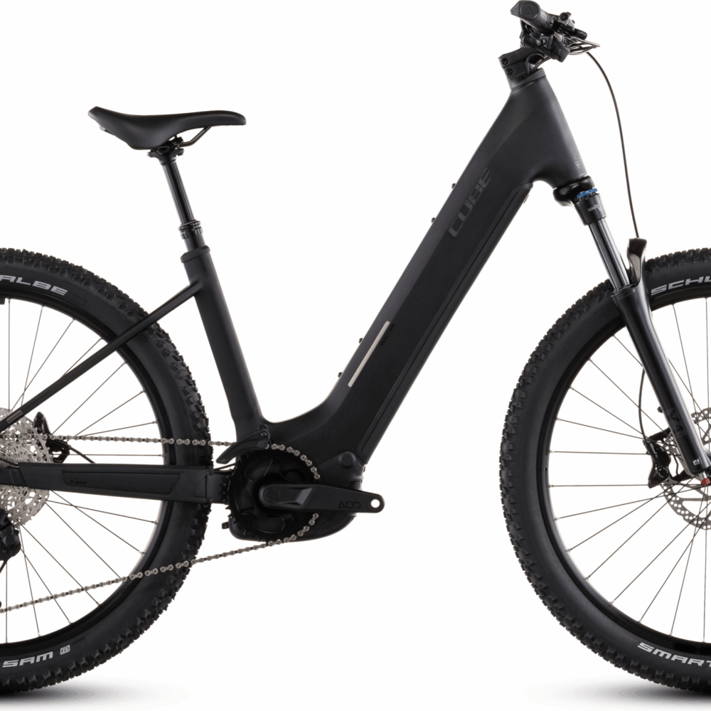 Cube Reaction Hybrid Pro 800 Easy Entry (2026) | VTT électrique semi-rigide 27,5 pouces | blackline