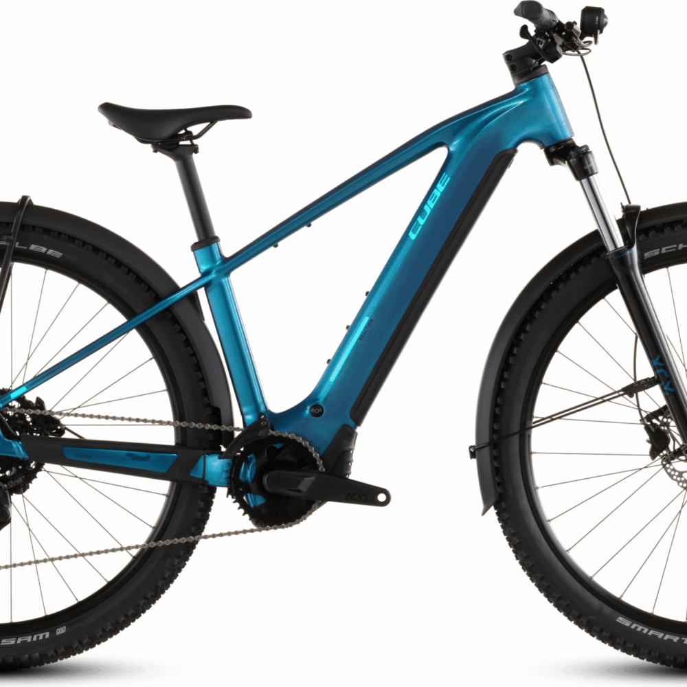 Cube Reaction Hybrid Performance 600 FE (2026) | VTT électrique semi-rigide 27,5/29 pouces | electricblue´n´dazzle