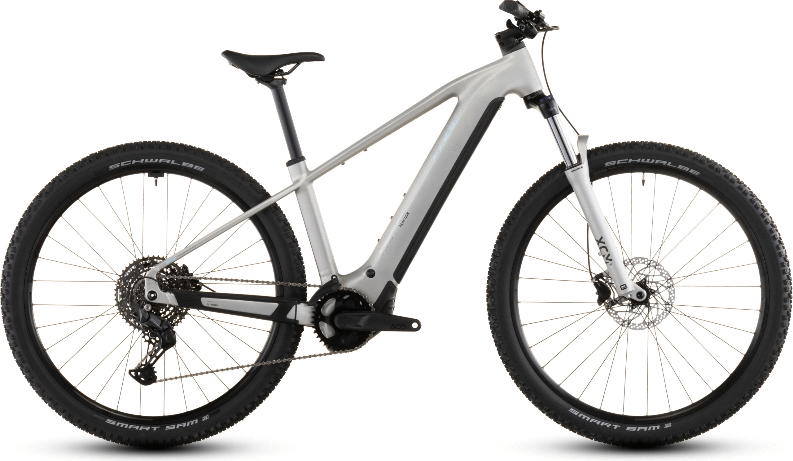 Cube Reaction Hybrid ONE 600 (2026) | VTT électrique semi-rigide 27,5/29 pouces | sleekgrey´n´prism