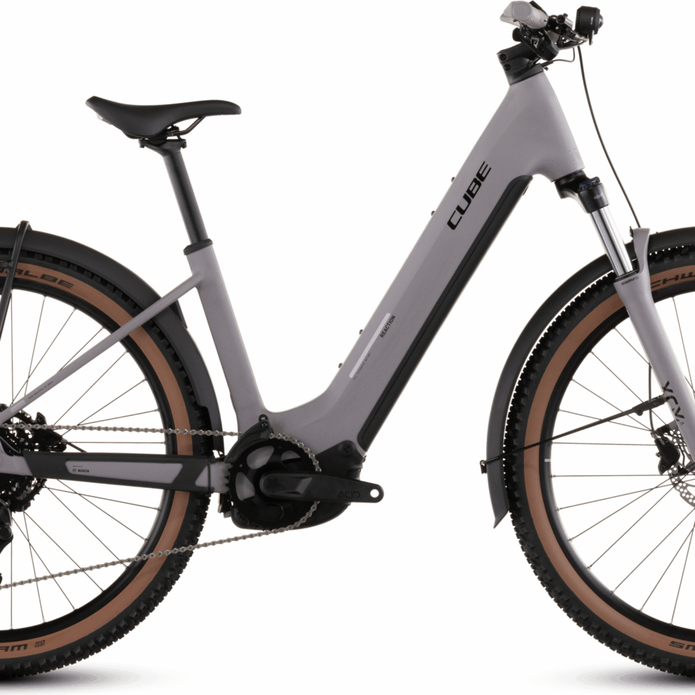 Cube Reaction Hybrid Performance 600 FE Easy Entry (2026) | VTT électrique semi-rigide 27,5 pouces | plumgrey´n´black