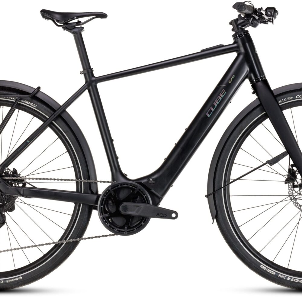 Cube Editor Hybrid Pro FE 400X (2025) | Vélo électrique urbain | black´n´spectral