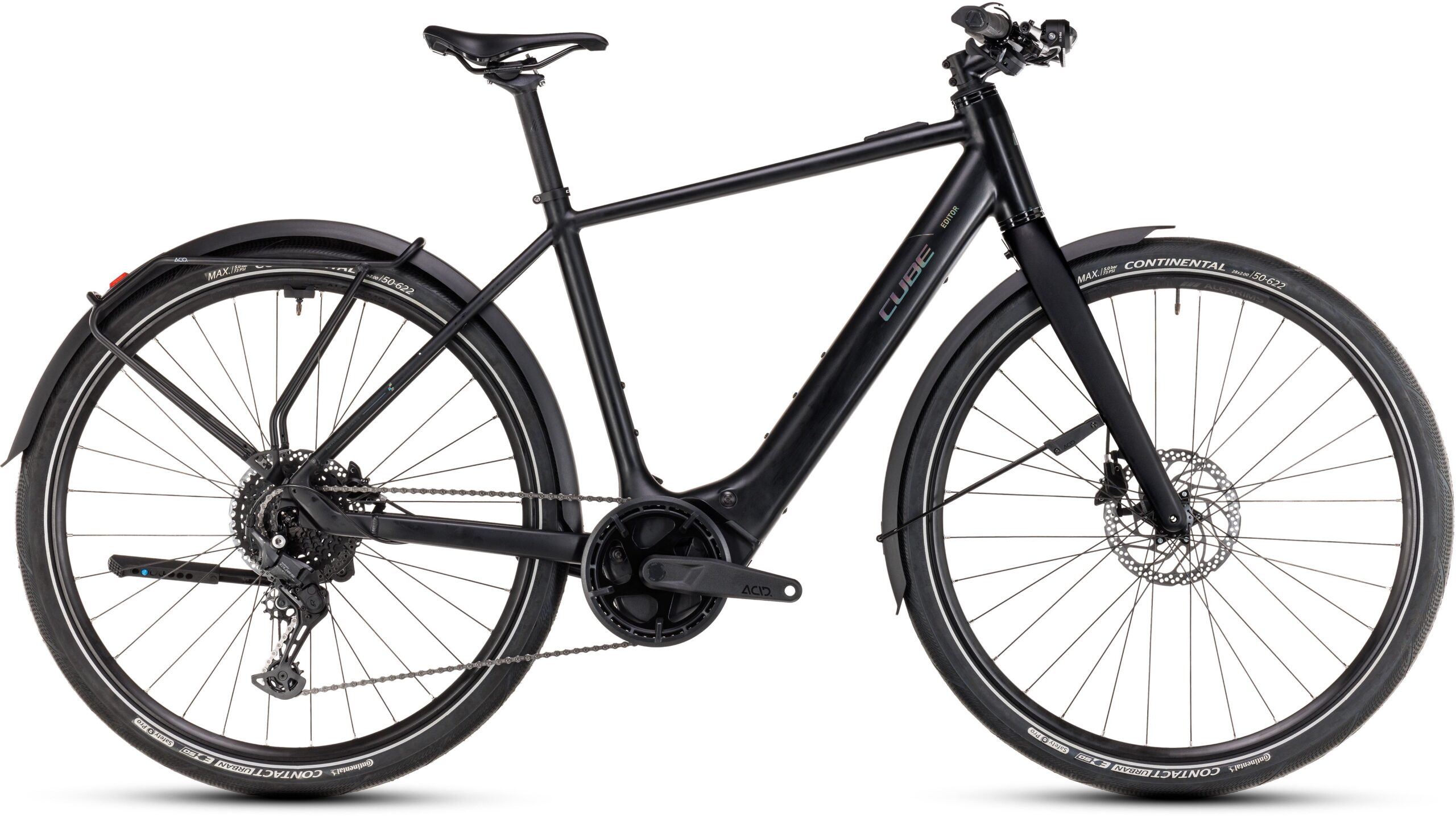 Cube Editor Hybrid Pro FE 400X (2025) | Vélo électrique urbain | black´n´spectral