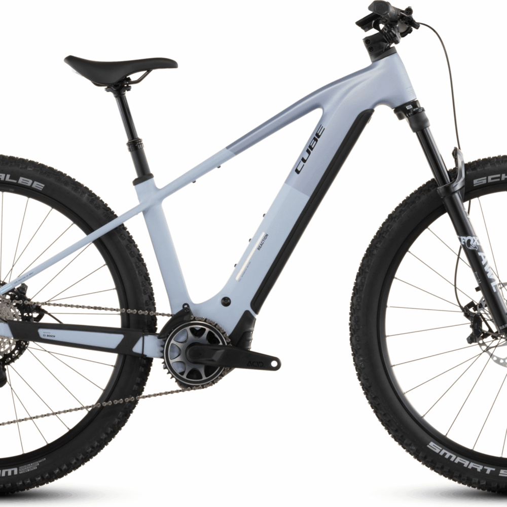 Cube Reaction Hybrid SLX 800 (2026) | VTT électrique semi-rigide 27,5/29 pouces | gauzegrey´n´iceblue