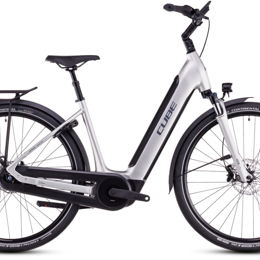 Cube Supreme RT Hybrid Comfort EXC 625 Easy Entry (2025) | Vélo électrique urbain | sleekgrey´n´lunar