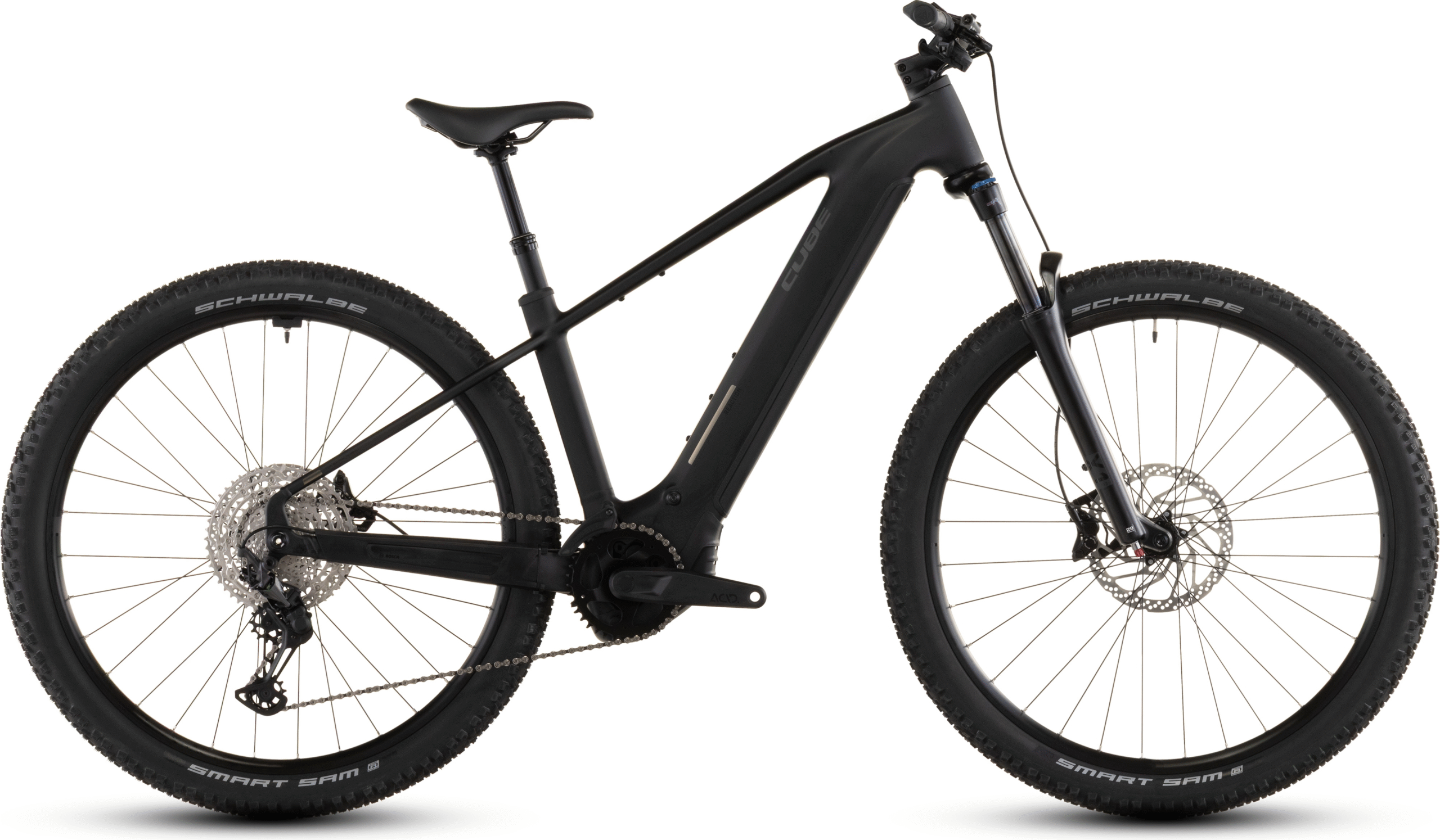 Cube Reaction Hybrid Pro 800 (2026) | VTT électrique semi-rigide 27,5/29 pouces | blackline