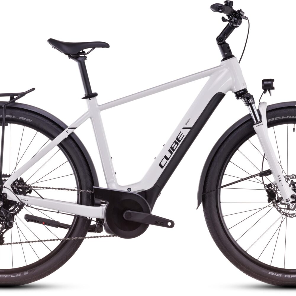Cube Touring Hybrid ONE 625 (2025) | Vélo électrique de trekking | cotton´n´grey