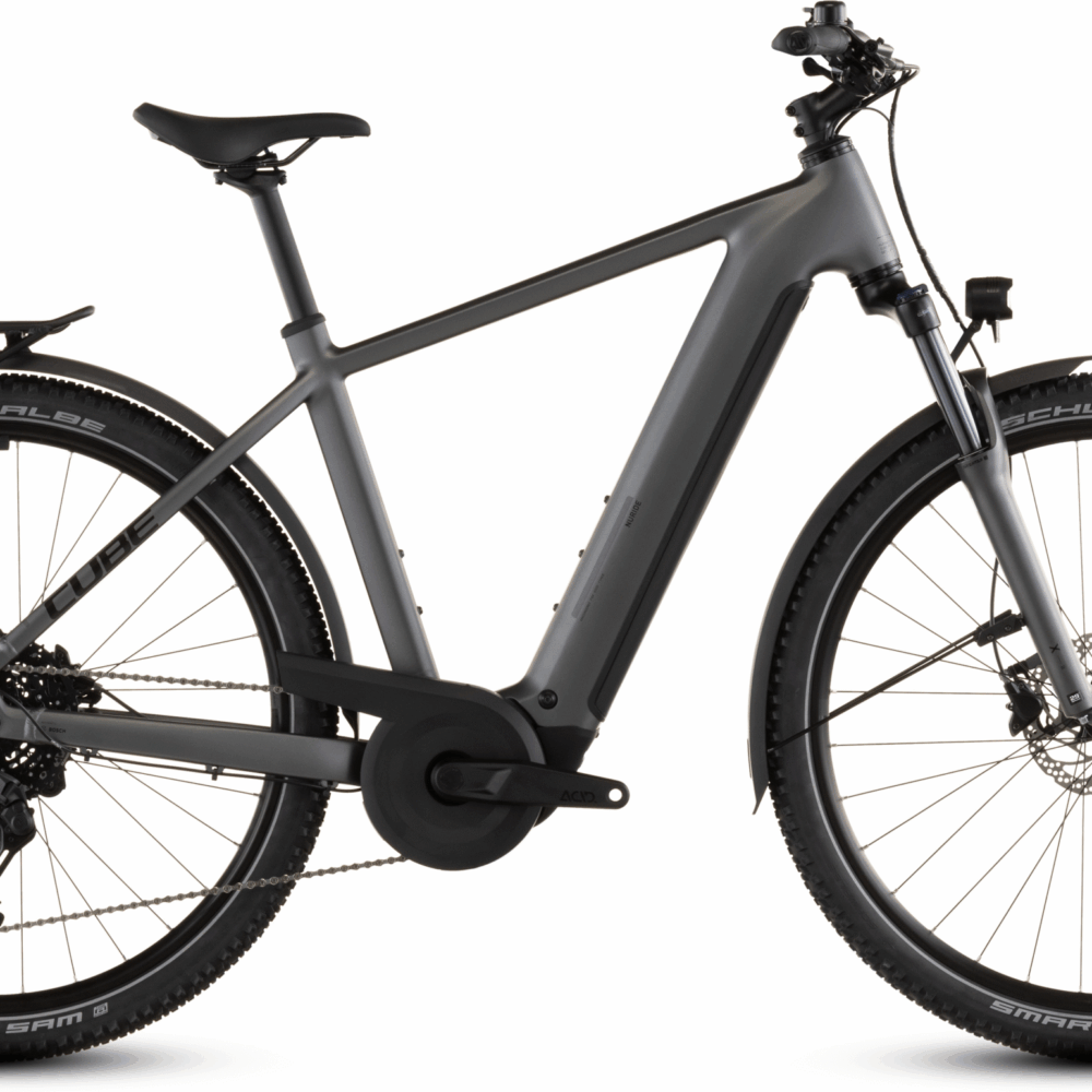 Cube Nuride Hybrid Performance 600 (2026) | Vélo électrique trekking | slabgrey´n´black
