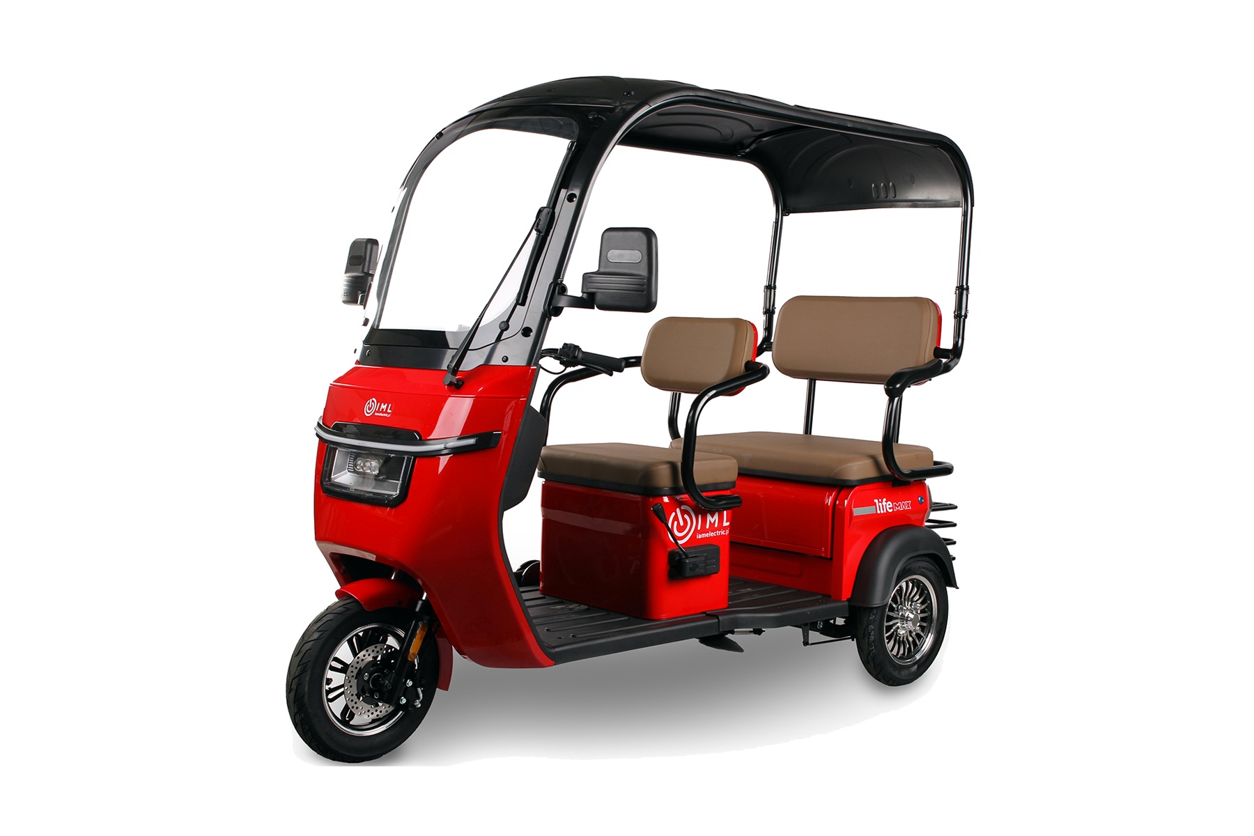 BoBa Scooter électrique 2 places 3 roues stables 2500 watts