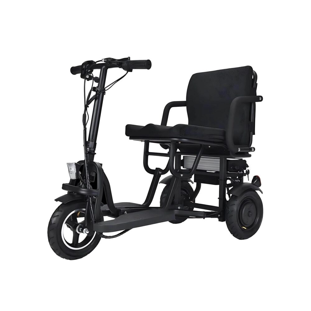 BOLA trottinette électrique 3 roues PMR stable avec guidon haut