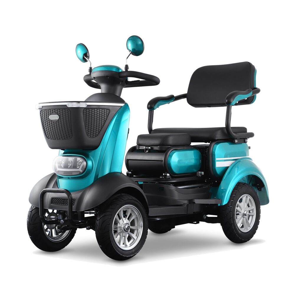 BOUBI scooter électrique 2 places 4 roues 500 watts