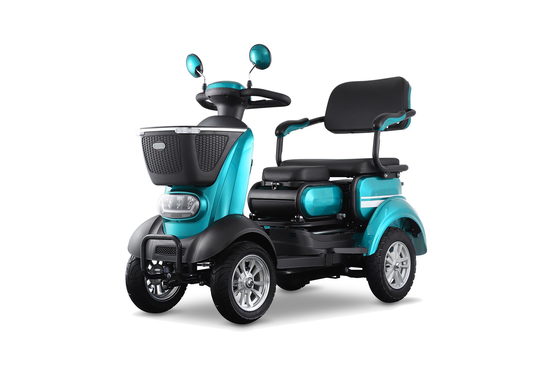 BOUBI scooter électrique 2 places 4 roues 500 watts