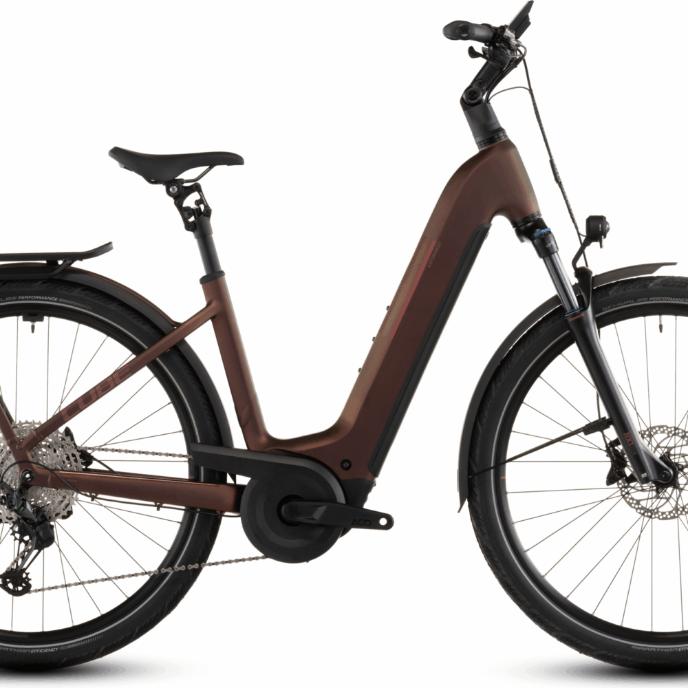 Cube Kathmandu Hybrid Pro 800 Easy Entry (2026) | VTT à assistance électrique trekking | sunglow´n´chrome