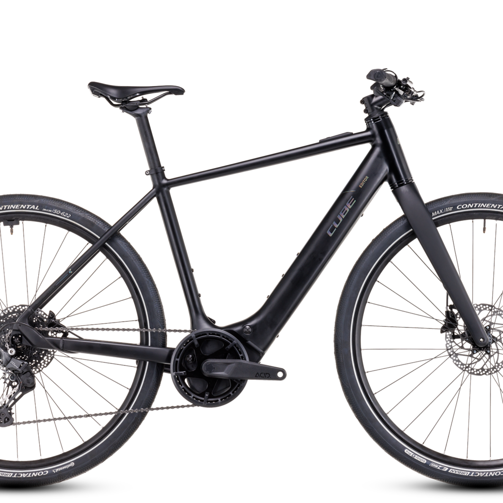 Cube Editor Hybrid Pro 400X (2025) | Vélo électrique urbain | black´n´spectral
