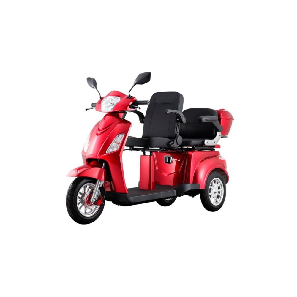 COCO – Scooter électrique 3 roues 2 places 1000 Watts pour PMR et séniors