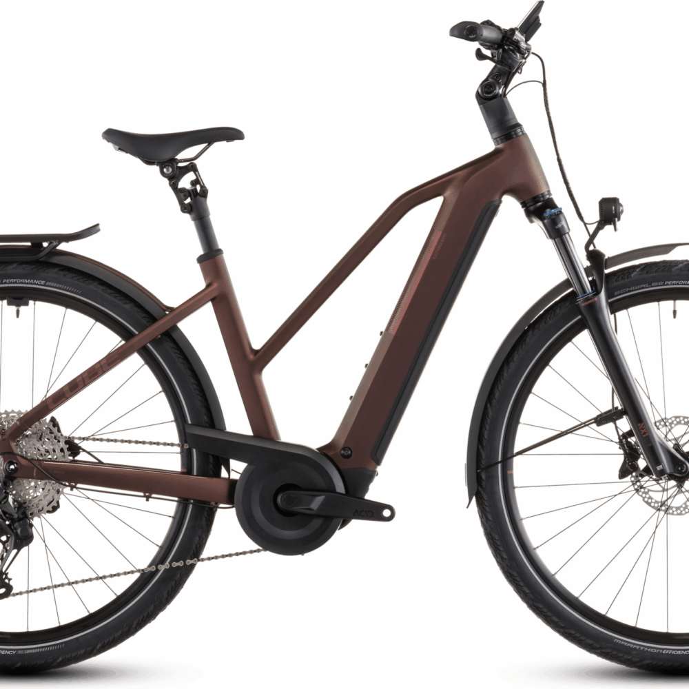 Cube Kathmandu Hybrid Pro 800 Trapèze (2026) | VTT électrique de trekking | sunglow´n´chrome