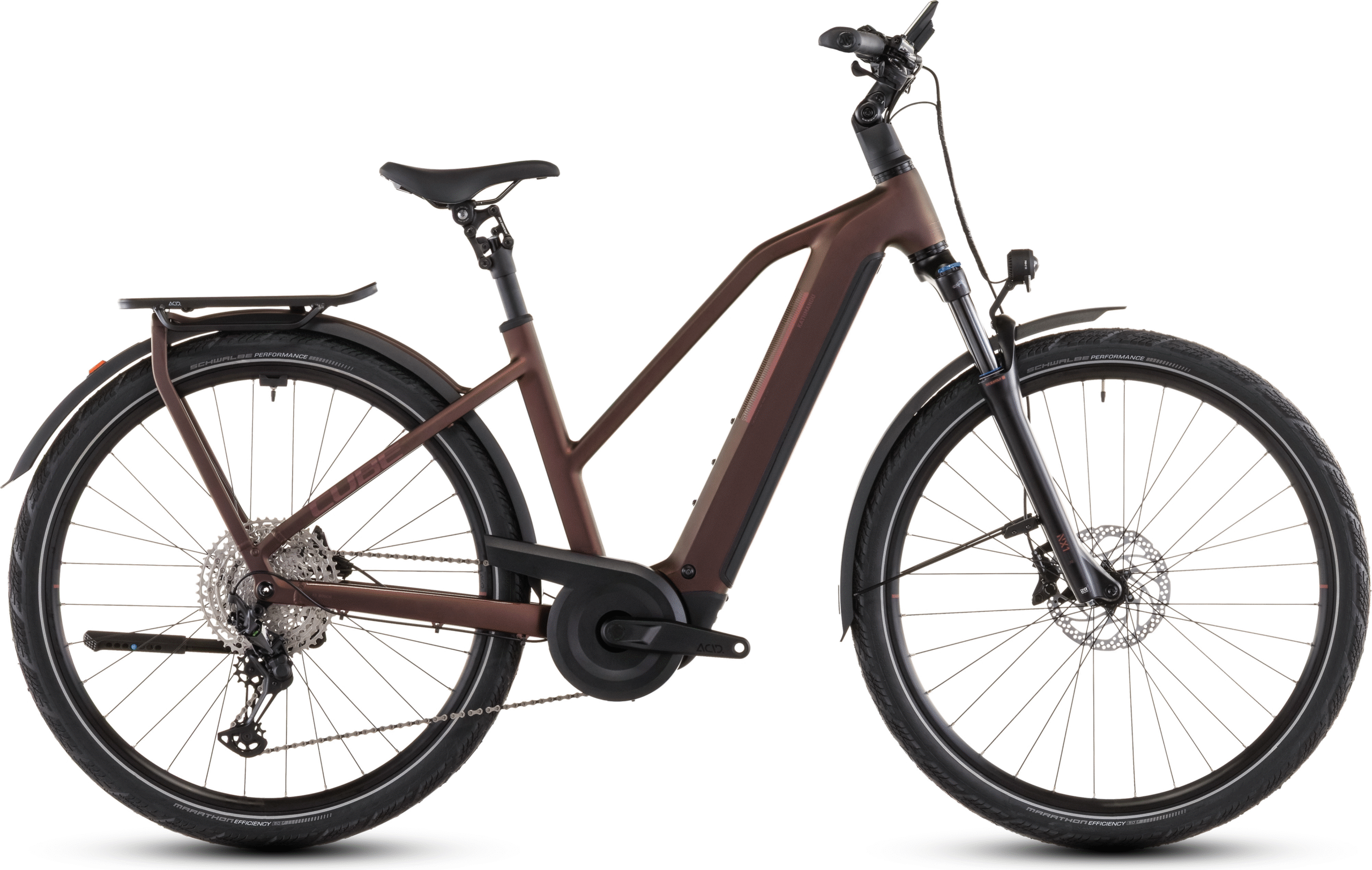 Cube Kathmandu Hybrid Pro 800 Trapèze (2026) | VTT électrique de trekking | sunglow´n´chrome
