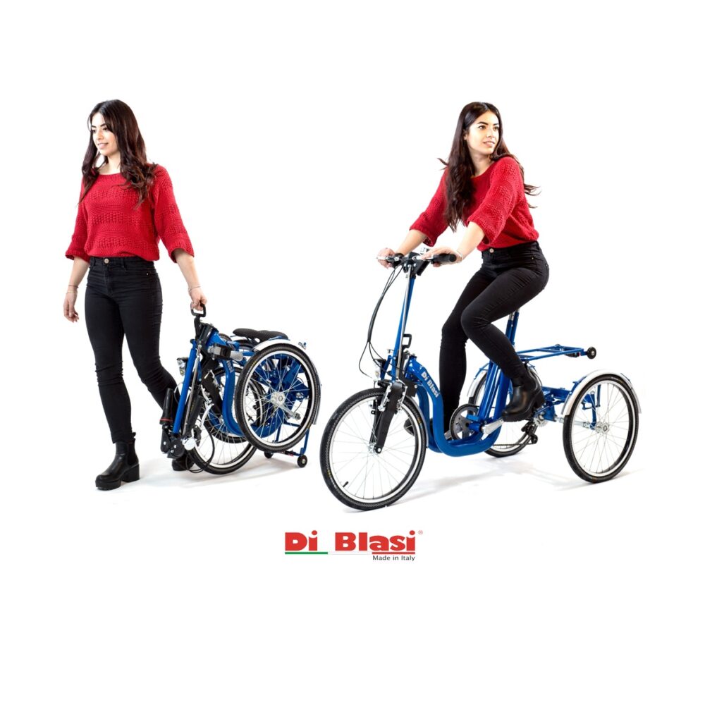 Di Blasi R34 – Tricycle éléctrique 3 roues pliant à batterie amovible