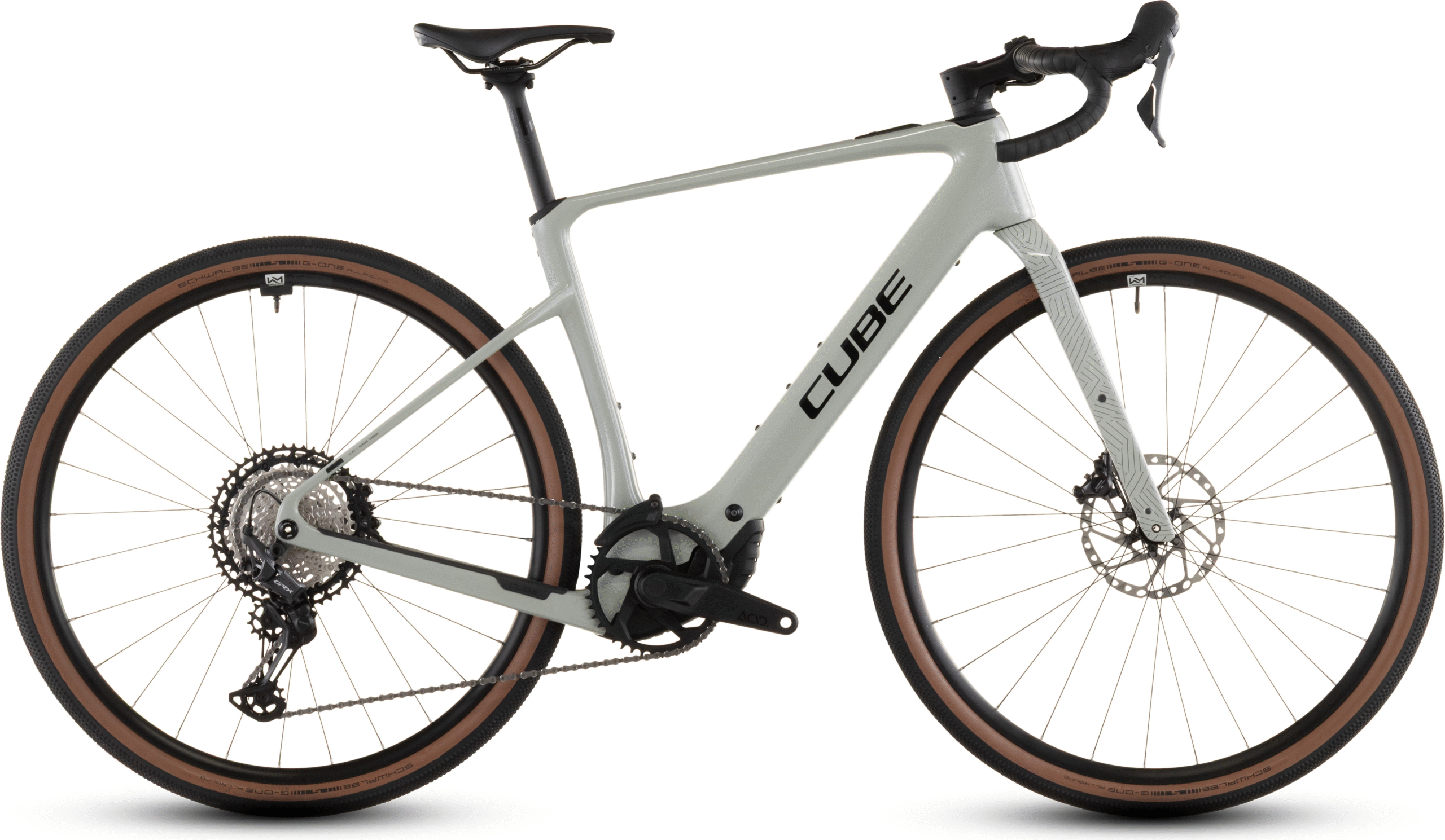 Cube Nuroad Hybrid C:62 Race 400X (2026) | E-gravel | beige rose et noir