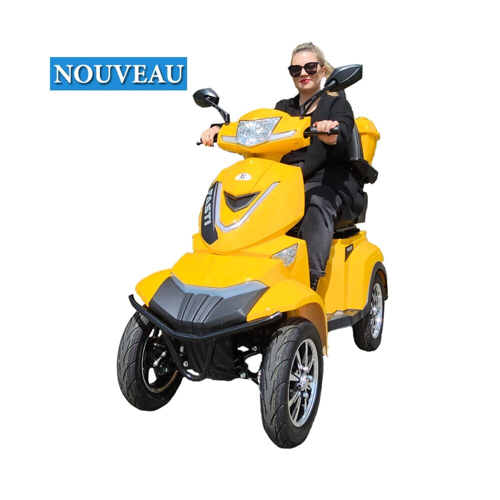 electroride FASTI 4 MAX 1000 watts scooter électrique 4 roues pour PMR homologué route