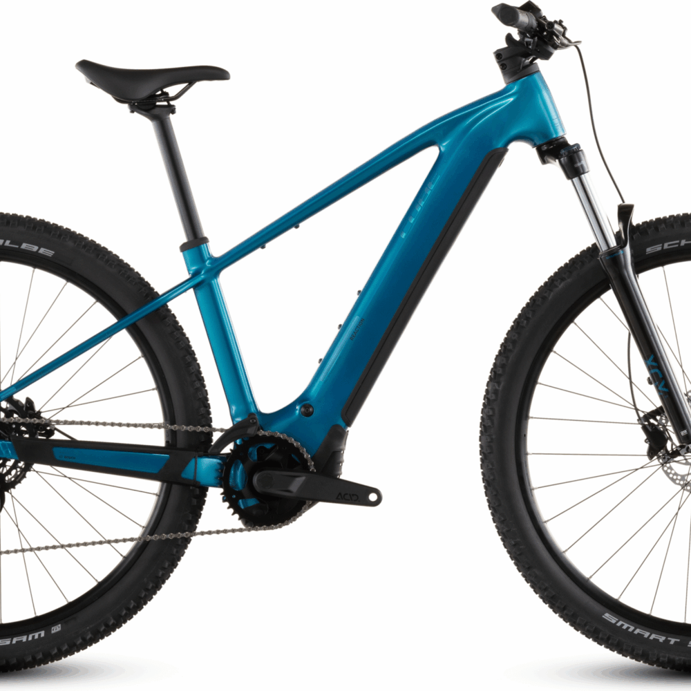 Cube Reaction Hybrid Performance 600 (2026) | VTT électrique semi-rigide 27,5/29 pouces | electricblue´n´dazzle