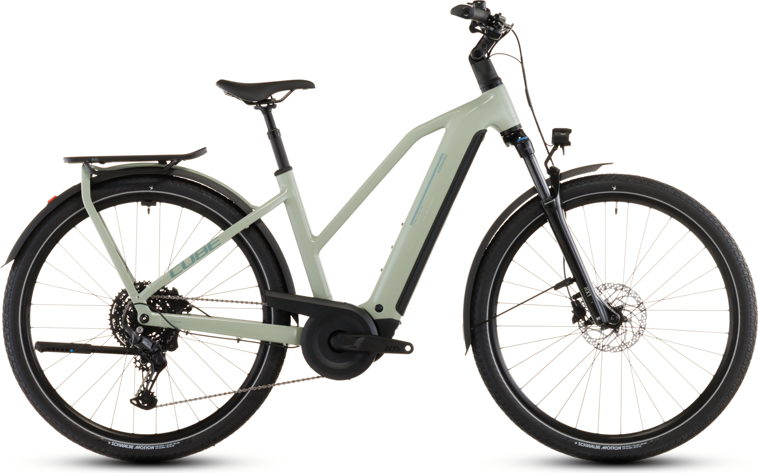 Cube Kathmandu Hybrid ONE 800 Trapèze (2026) | VTC à assistance électrique | pea´n´green