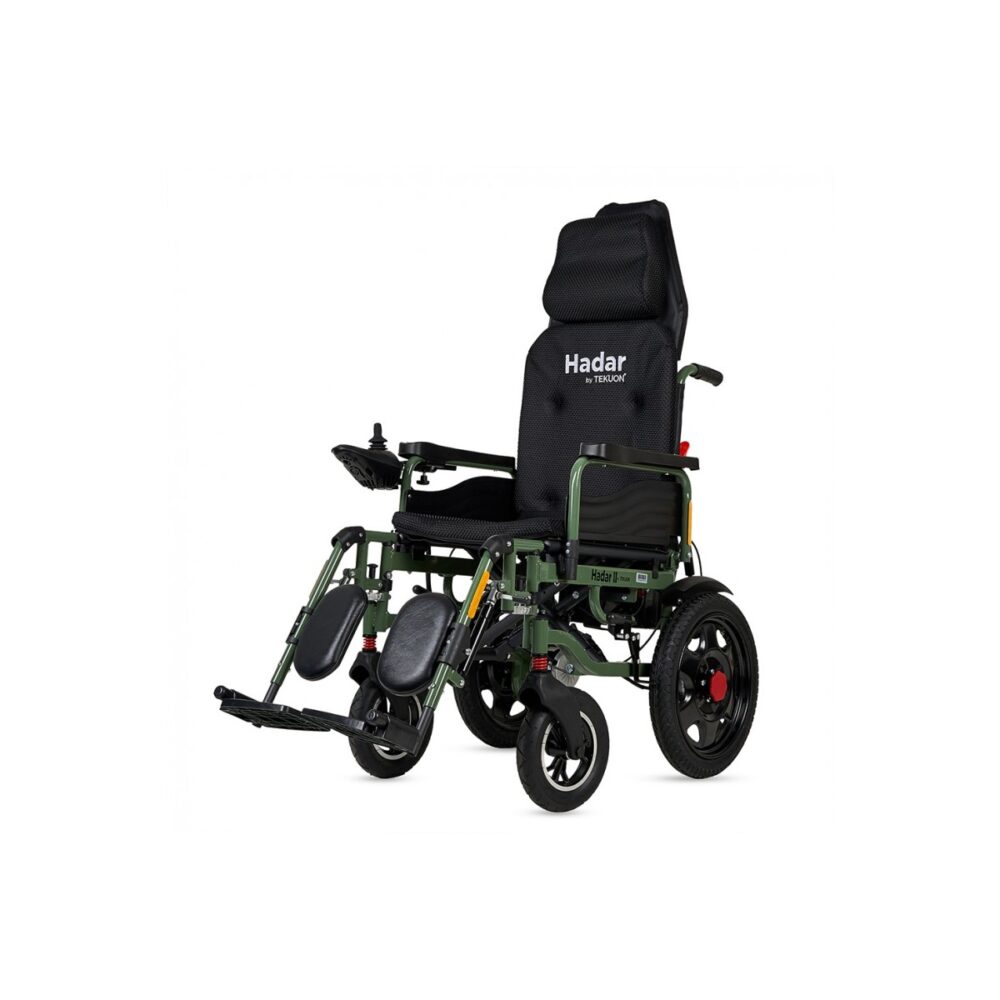 Fauteuil roulant pliable HADAR-02 Double moteur 250 W lithium de 12 Ah
